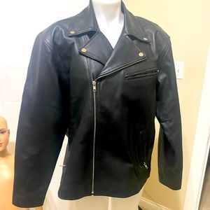 Mens(unisex)jacket New Real leather Size L
